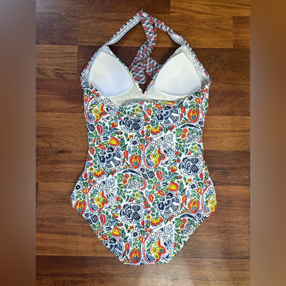 Tommy Bahama Floral Halter One-Piece Swimsuit - Picture 2 of 8